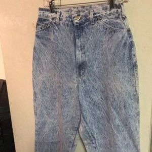 Vintage acid wash jeans